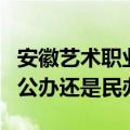 安徽艺术职业学院是野鸡大学吗是正规学校吗公办还是民办