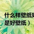 什么样壁纸好看又舍不得换（什么样的壁纸才是好壁纸）