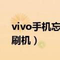 vivo手机忘记密码咋办（vivo忘记密码怎么刷机）