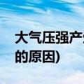 大气压强产生的原因是空气受(大气压强产生的原因)