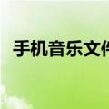 手机音乐文件夹名字(手机音乐文件夹名称)