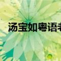 汤宝如粤语老歌 10首湾区旋律唱响新时代