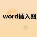 word插入图片不变形（插入图片显示不了）