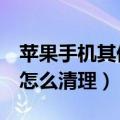 苹果手机其他内存清理（苹果6手机内存满了怎么清理）