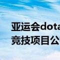 亚运会dota2国家队名单 杭州亚运会的电子竞技项目公布