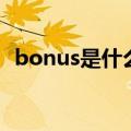 bonus是什么意思啊（bonus是什么意思）