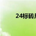 24标砖尺寸规格（标砖尺寸规格）