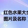 红色水果大全图片和名字（红色水果有哪些及图片及名称）