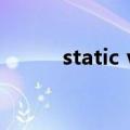 static void show属于什么方法