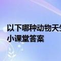 以下哪种动物天生就是“高血压”2020年5月13日蚂蚁庄园小课堂答案